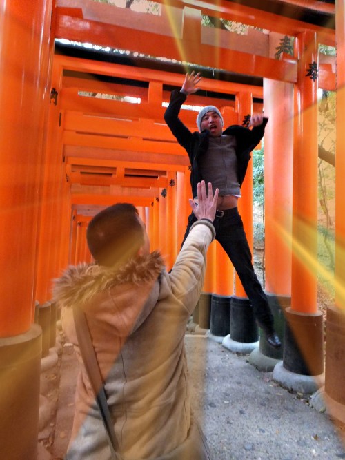 inside the fukoshima inari shrine