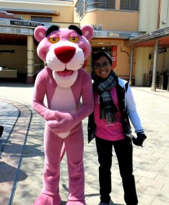 luis with pink (not the singer but the stuffed toy)