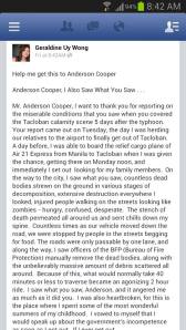 a screenshot of geraldine uy wong's letter