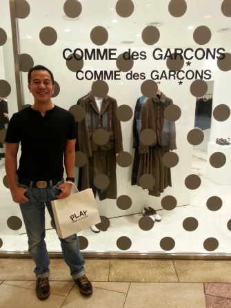 caprichoso at comme des garcons osaka