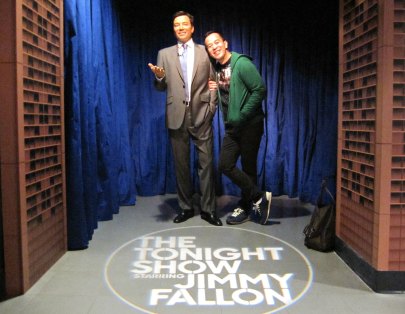 a celebrity idolizing another celebrity