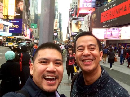 saw kinky boots with super friend ron, a new yorker and broadway musical enthusiast! 