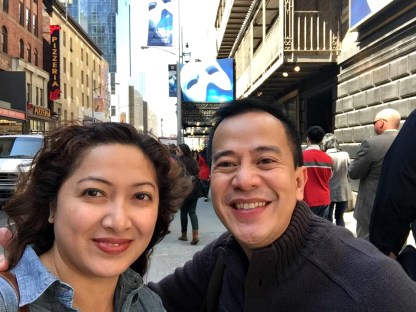 best thing about this experience was watching it and catching up with former colleague hanah, the world traveler