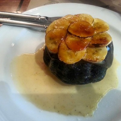 banana choco lava cake