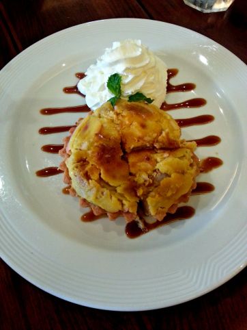 Gigil Tart. It was immediately sliced as soon as it's served for we could no longer wait, only to realize that we haven't taken a photo yet!