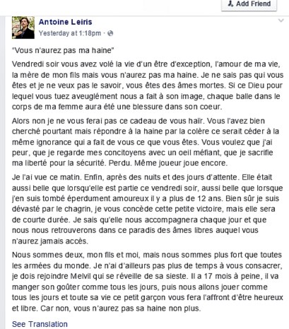 as captured from leiris' facebook page