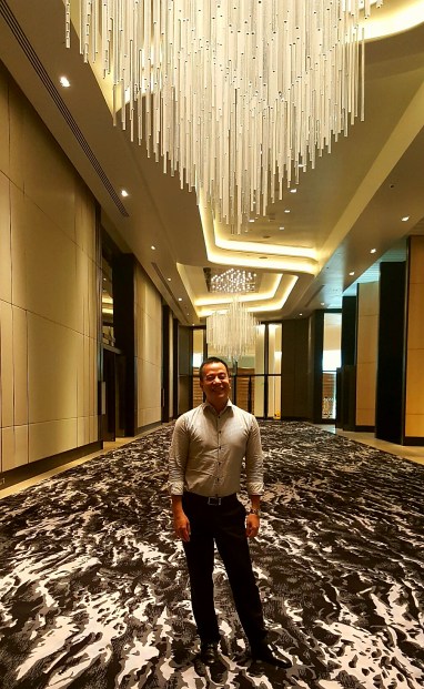 inside Conrad Hotel Manila