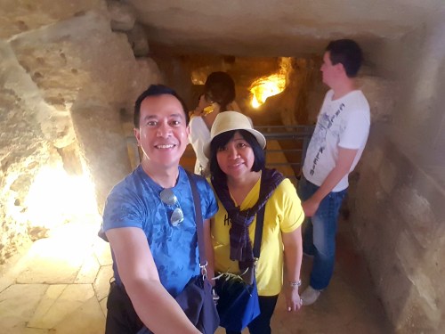 selfie inside where it's taught