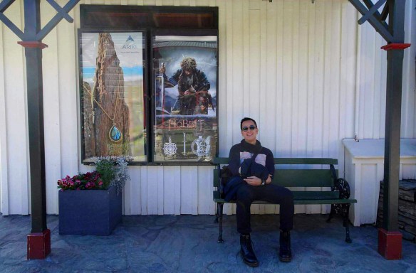 taking it easy at arrowtown...