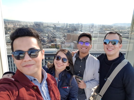 kyoto station with pamangkins